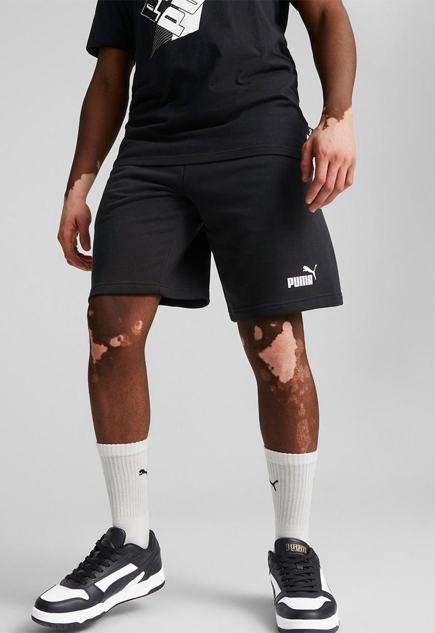 PUMA - Puma power logo shorts 10" tr - puma black