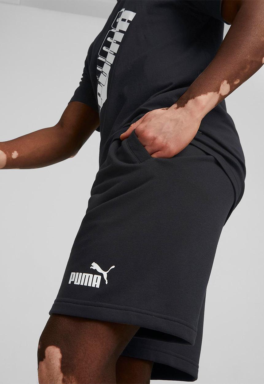PUMA - Puma power logo shorts 10" tr - puma black