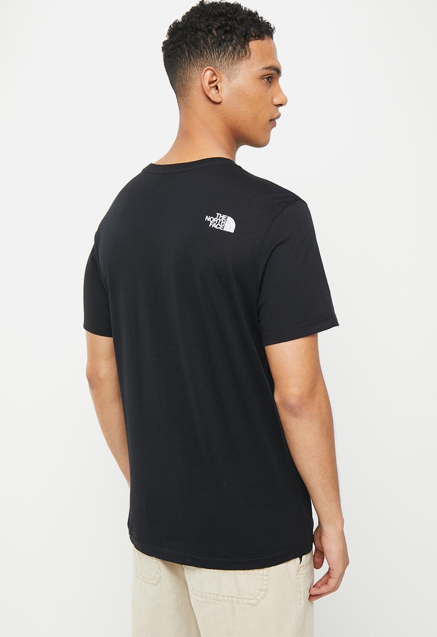 The North Face - M short sleeve mountain line tee - black