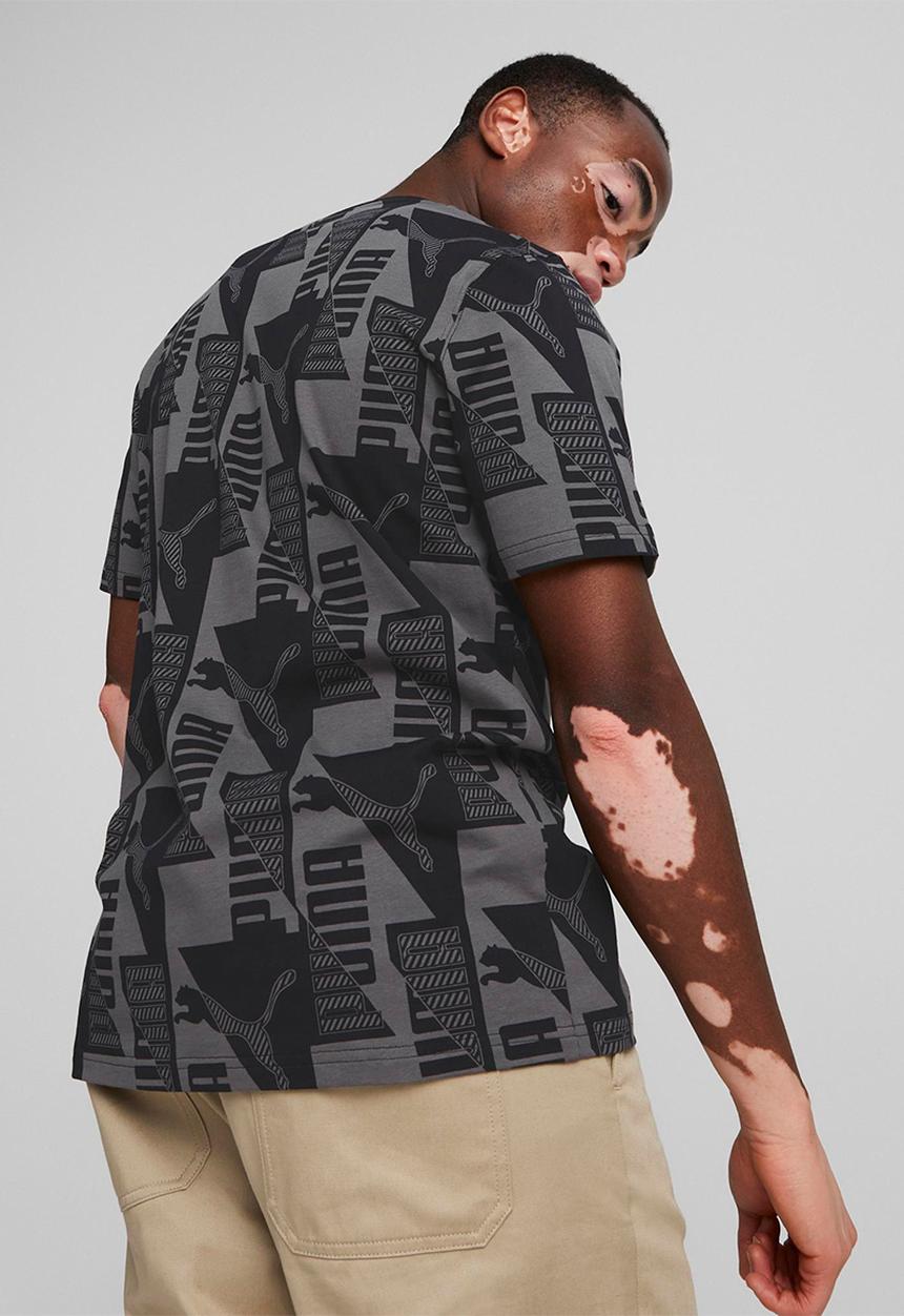 PUMA - Puma power aop tee - puma black