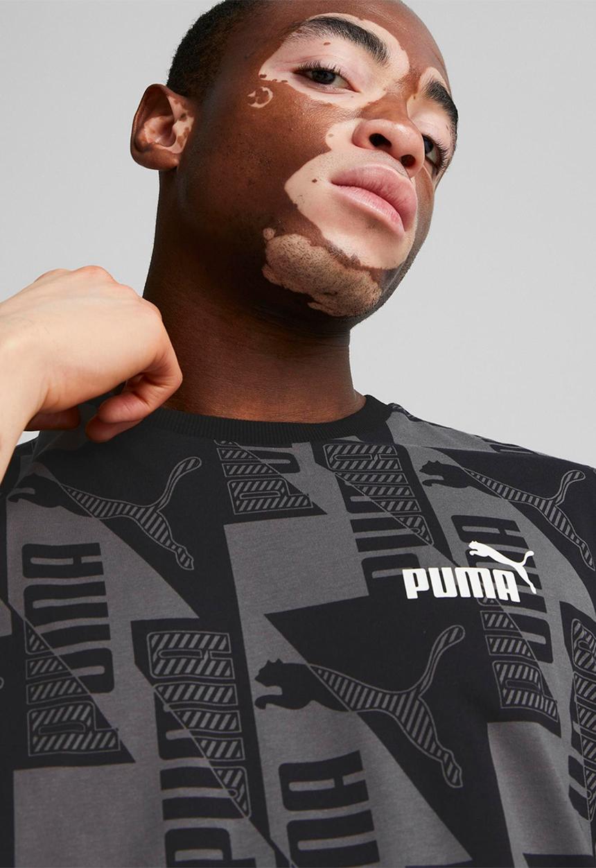 PUMA - Puma power aop tee - puma black