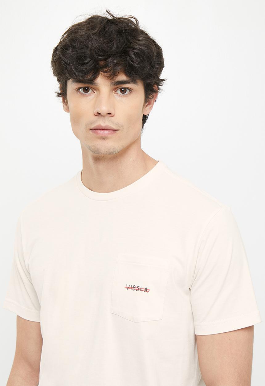 Vissla  - Reaper organic pkt tee - bone