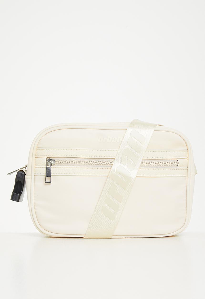 urban° - Urban cross body tonal branding bag - stone