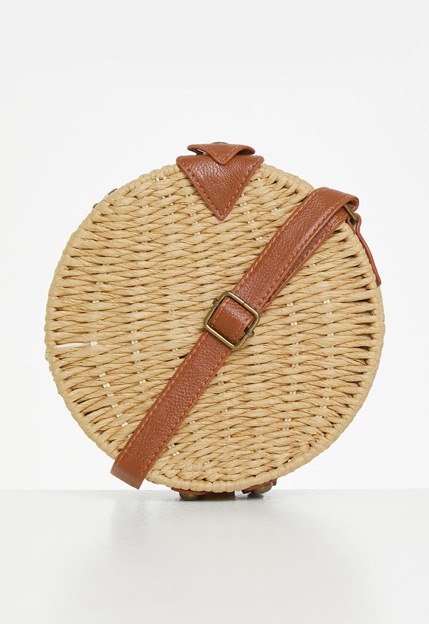 Superbalist - Jodie raffia crossbody bag - natural
