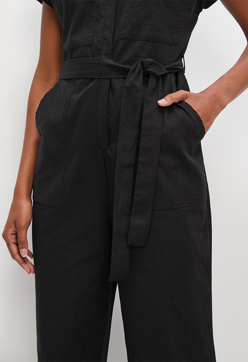 edit - Utility jumpsuit - black