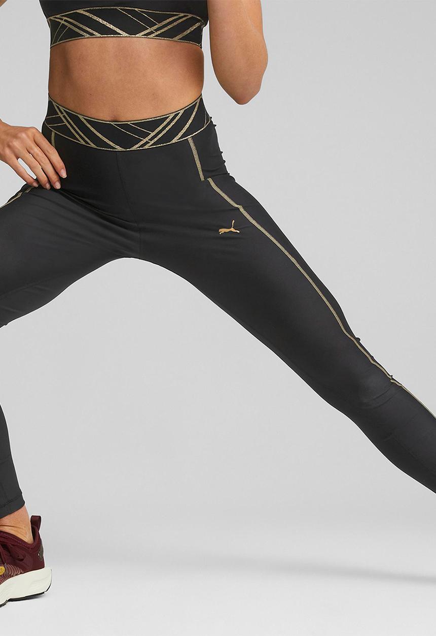 PUMA - Deco glam high waist full tight - puma black & deco glam
