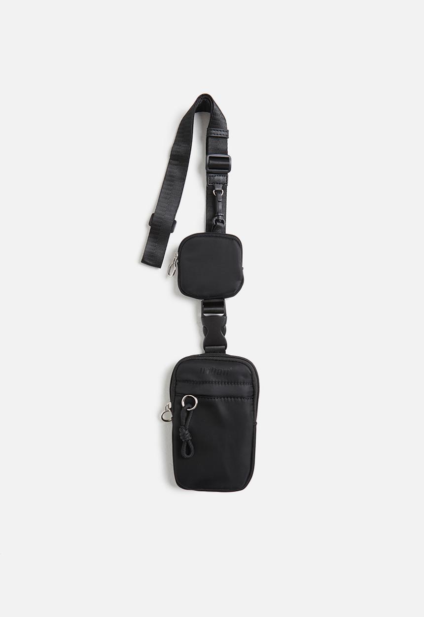 urban° - Urban cross body cell phone bag - jet black