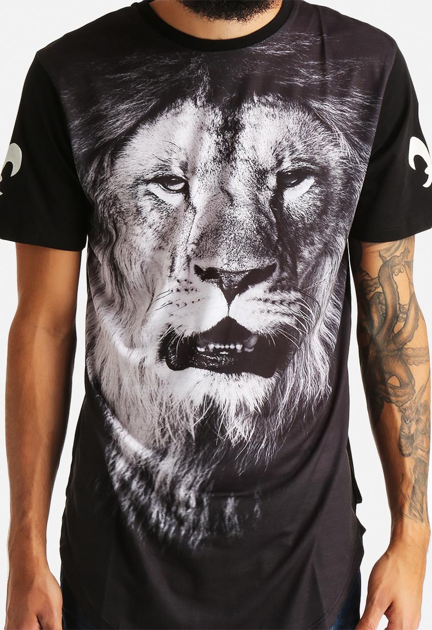 Criminal Damage - Hunter Curved Long Tee