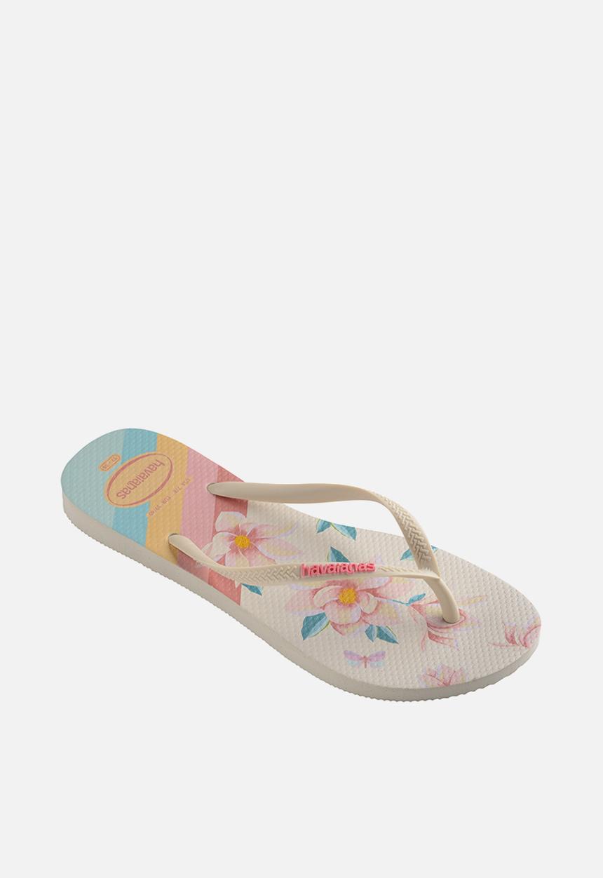 Havaianas - Slim floral - beige