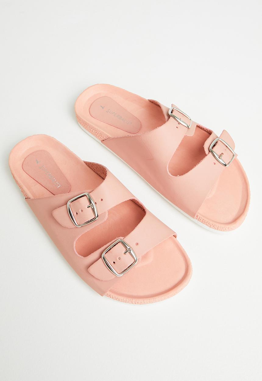 Superbalist - Bella cross strap slide - pink