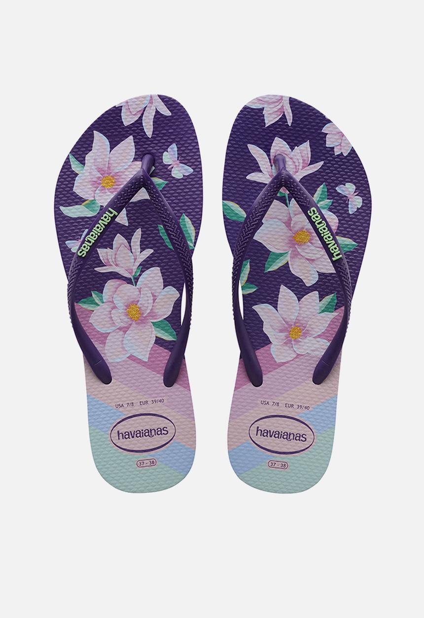 Havaianas - Slim floral - new purple