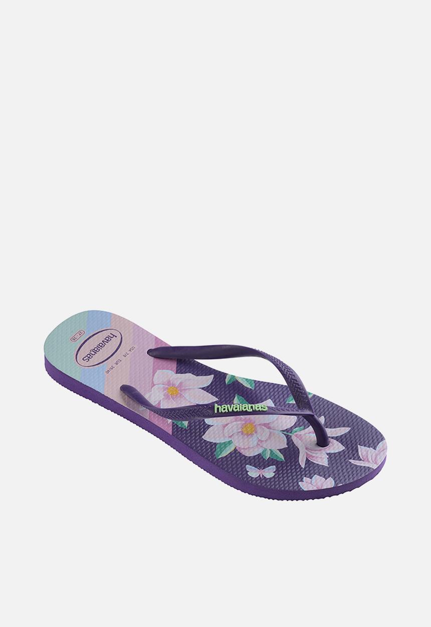 Havaianas - Slim floral - new purple