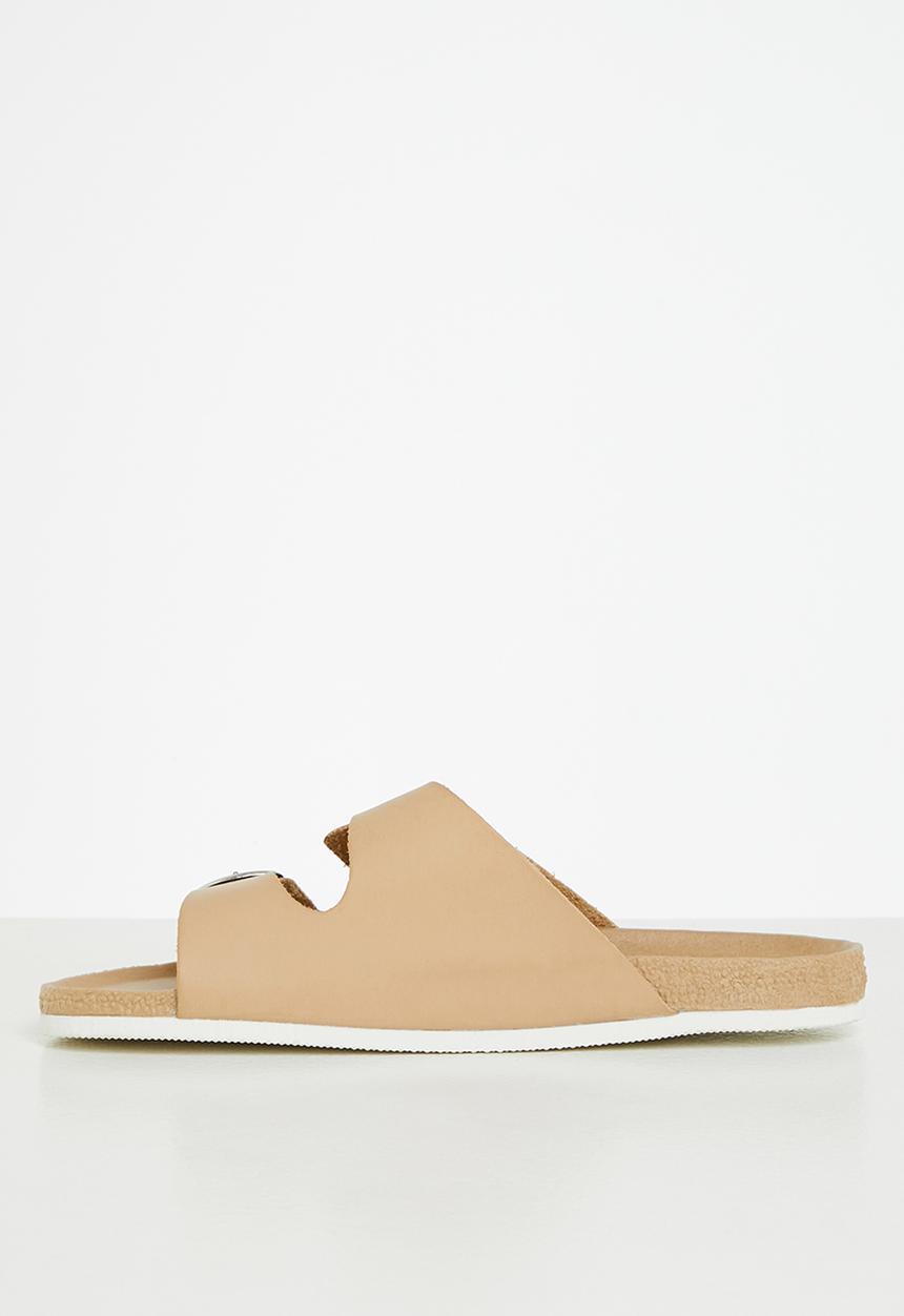 Superbalist - Bella cross strap slide - tan