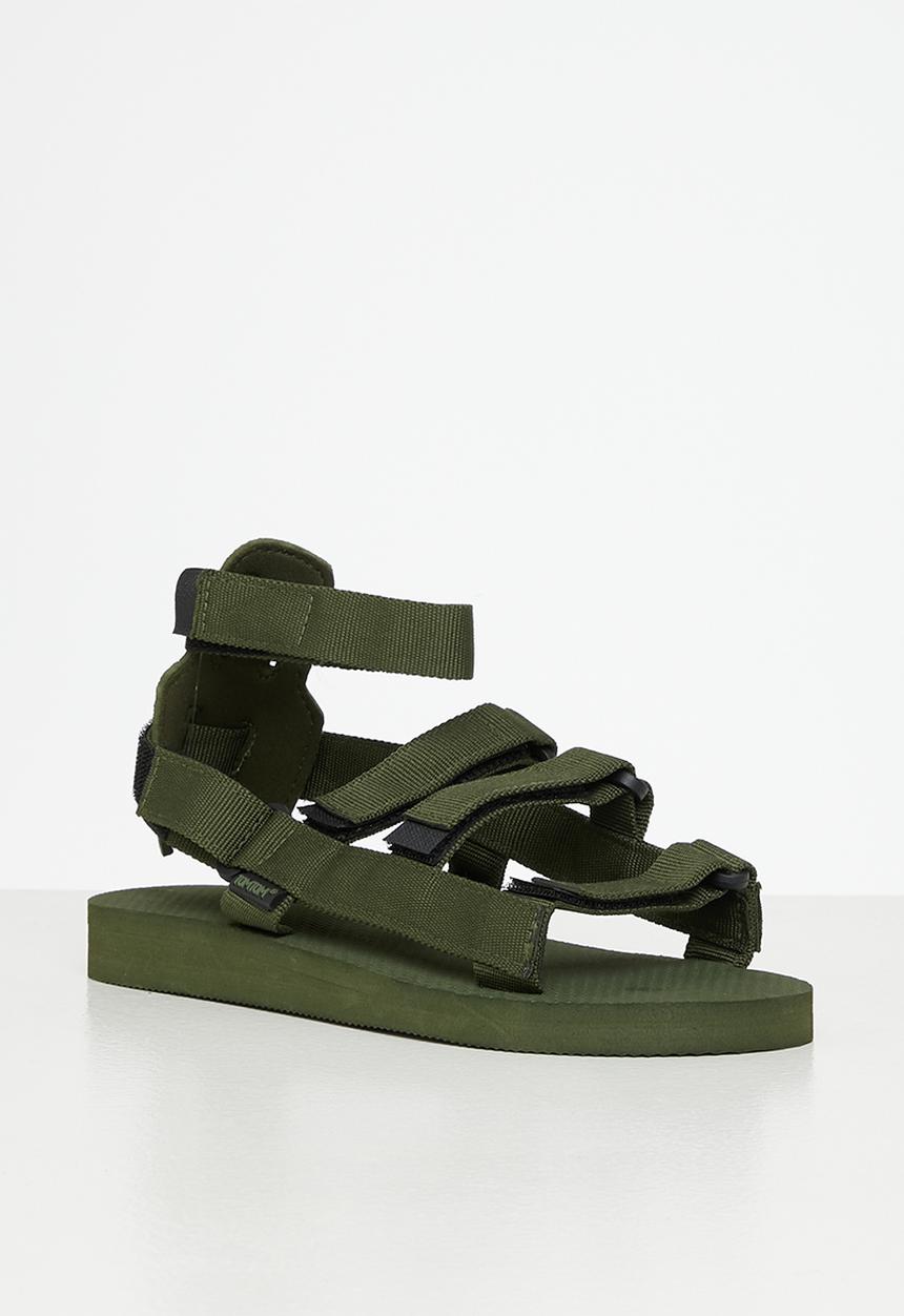 Tom Tom - Gladiator velcro strap sandal - olive