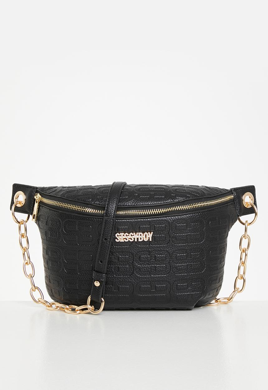 SISSY BOY - Sb embossed crossbody - black