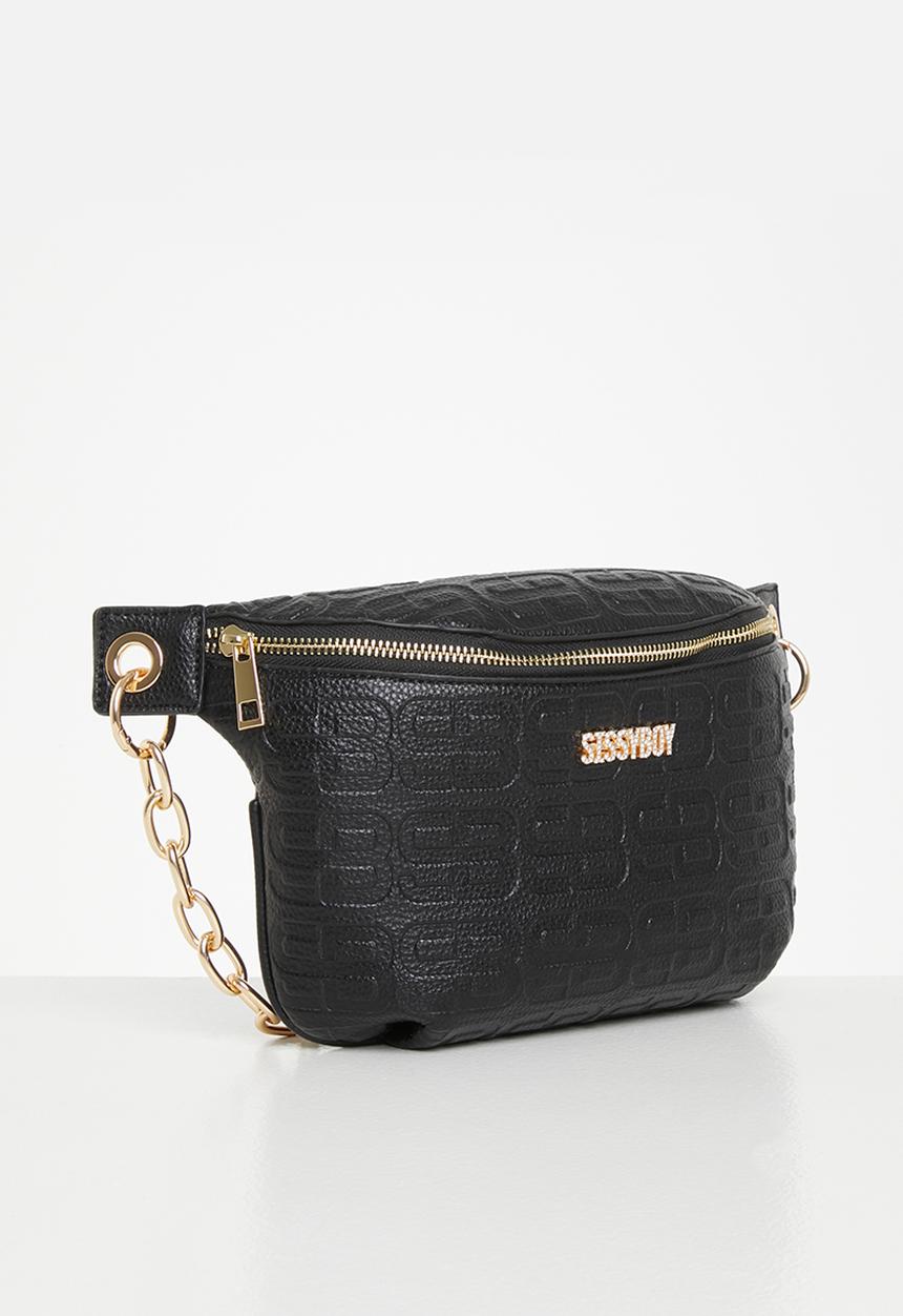 SISSY BOY - Sb embossed crossbody - black