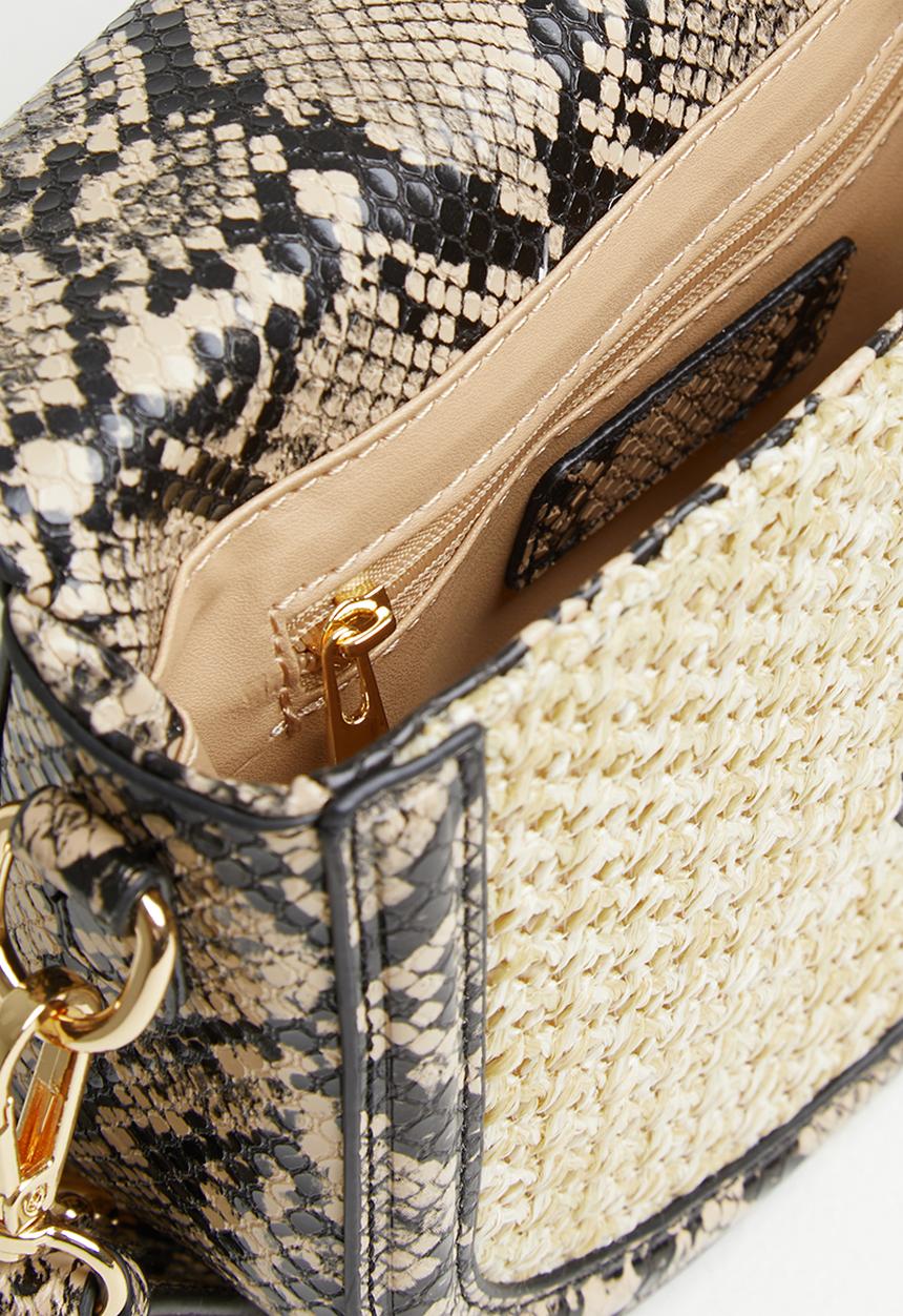SISSY BOY - Straw crossbody - natural