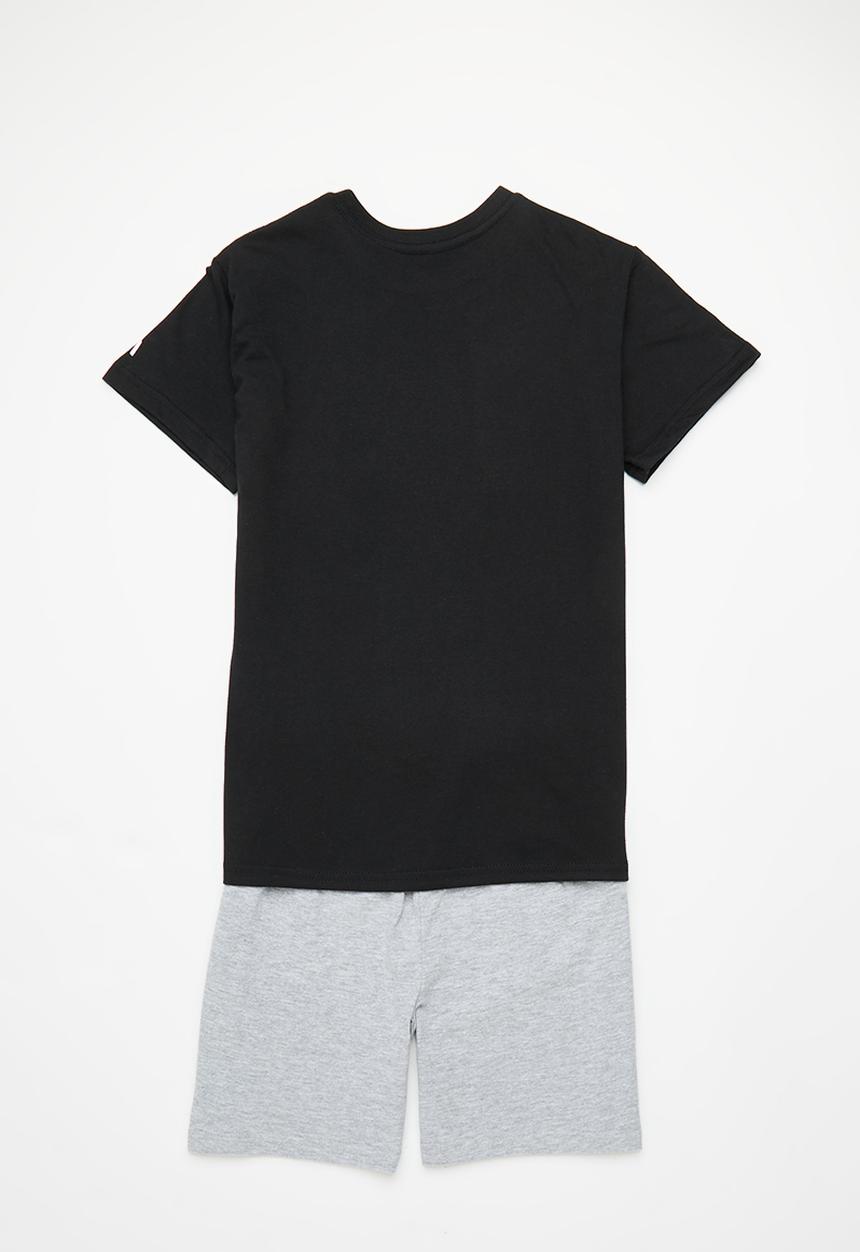 Superbalist - Nasa summer pj set - black & grey