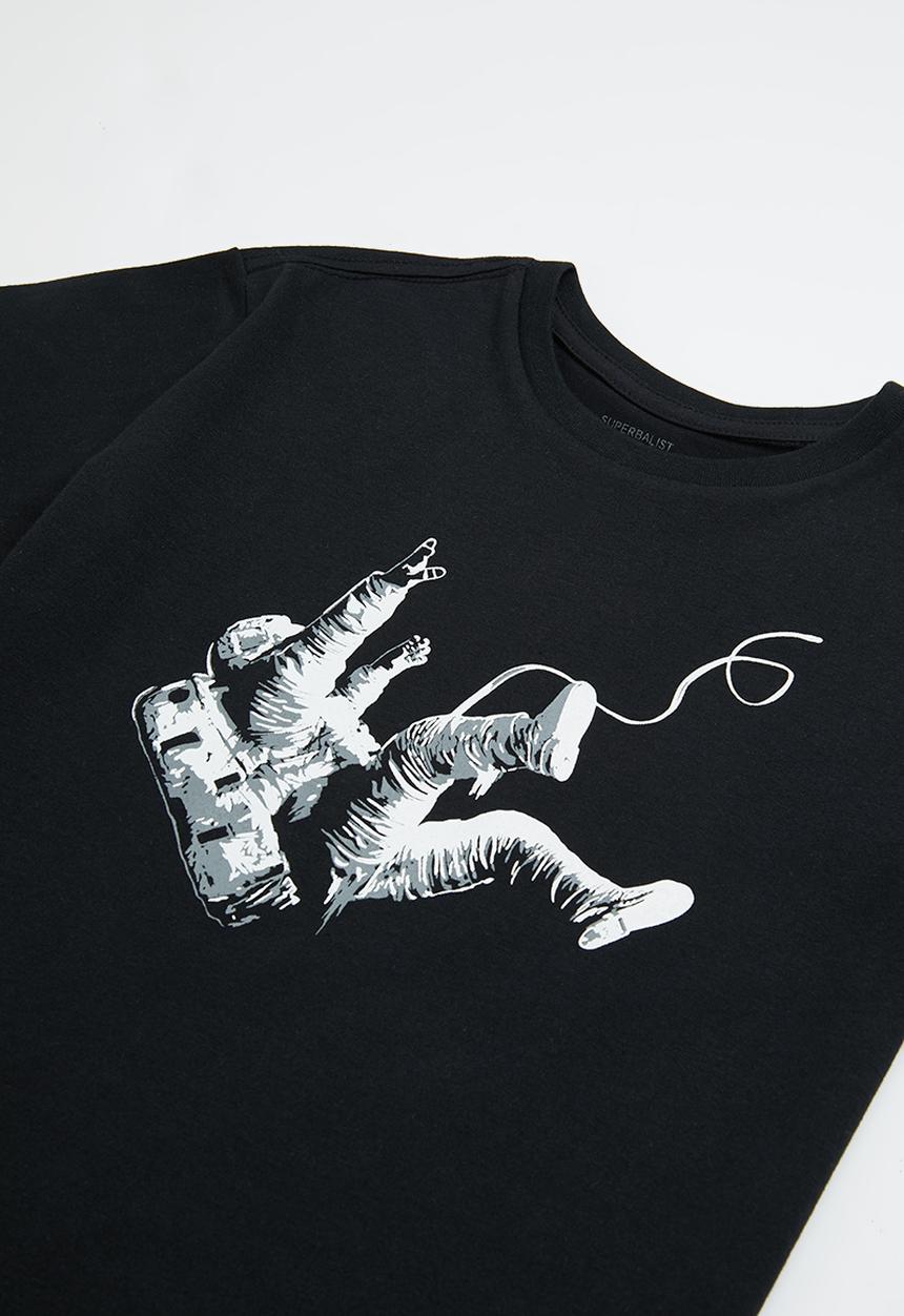 Superbalist - Nasa summer pj set - black & grey