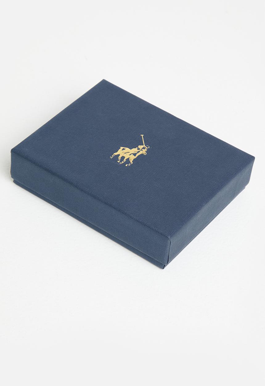 POLO - Billfold w coin section - black