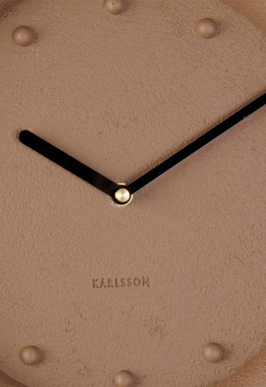 Present Time - Petra wall clock - terracotta orange