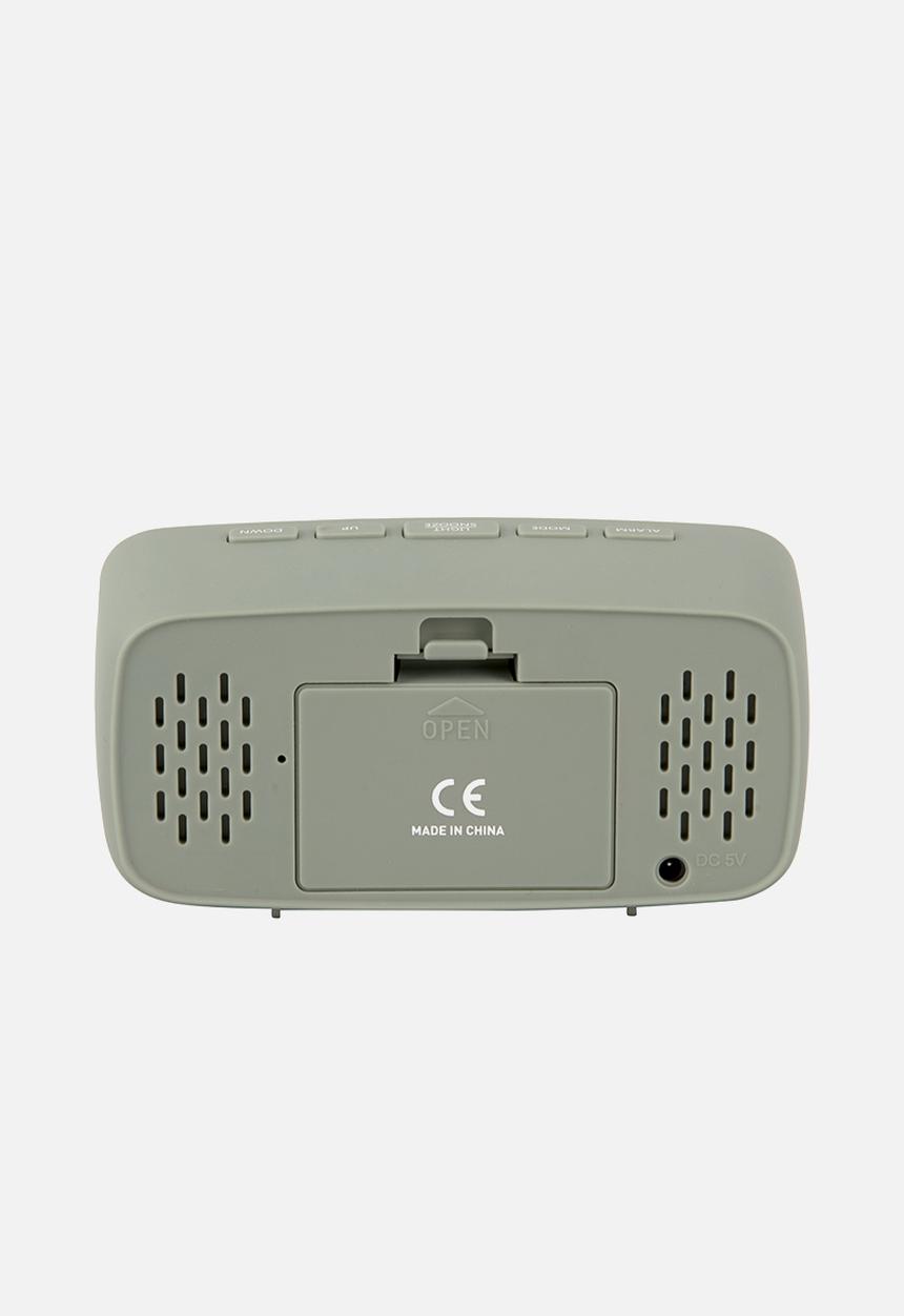Present Time - Led mirror alarm clock - jungle green