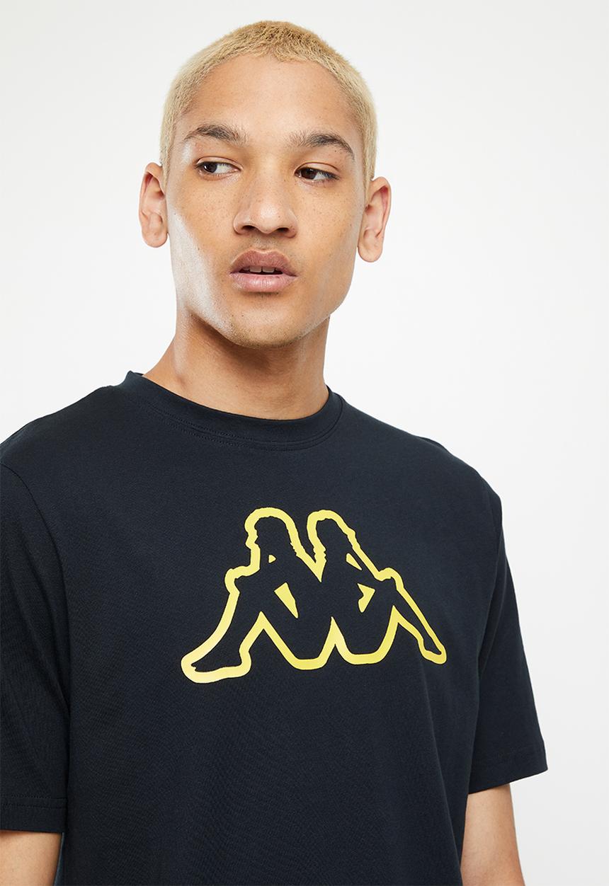 KAPPA - Logo coly - black yellow yolk