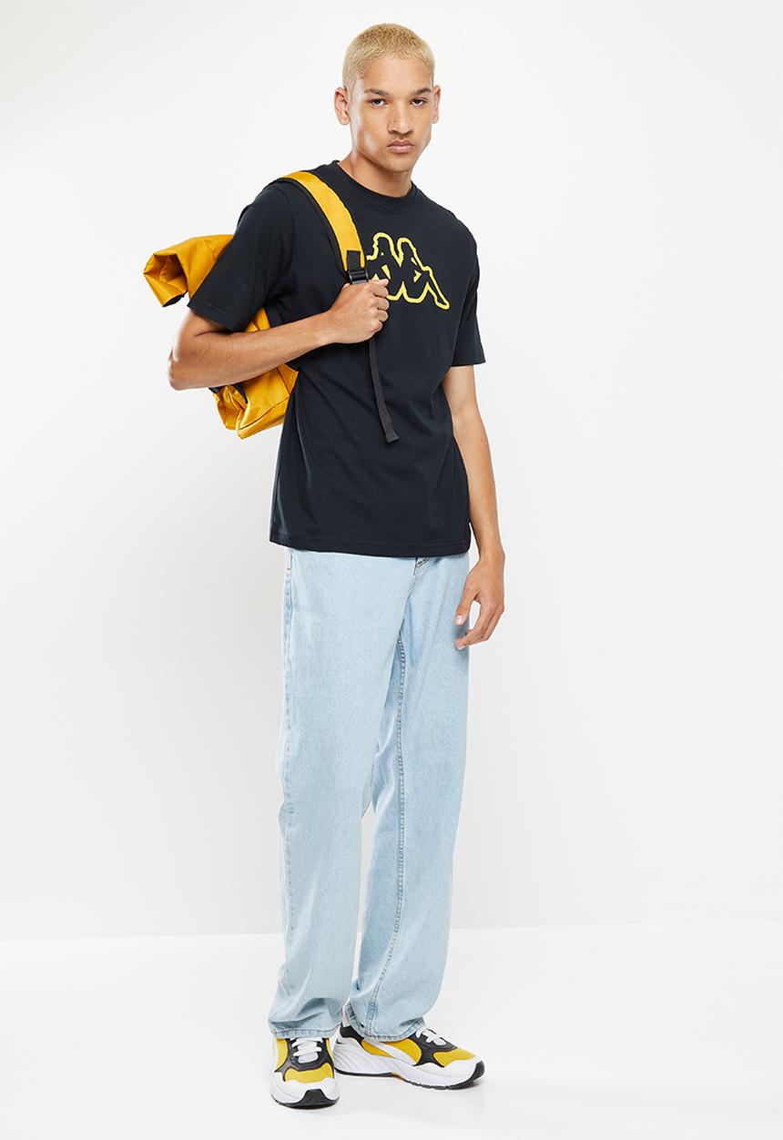 KAPPA - Logo coly - black yellow yolk
