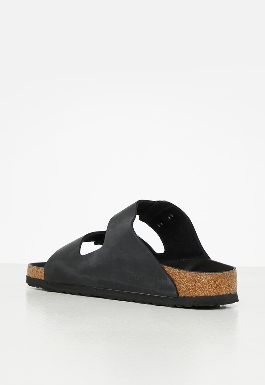 Birkenstock - Arizona big buckle oiled leather narrow - black