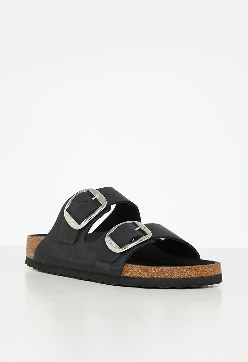 Birkenstock - Arizona big buckle oiled leather narrow - black