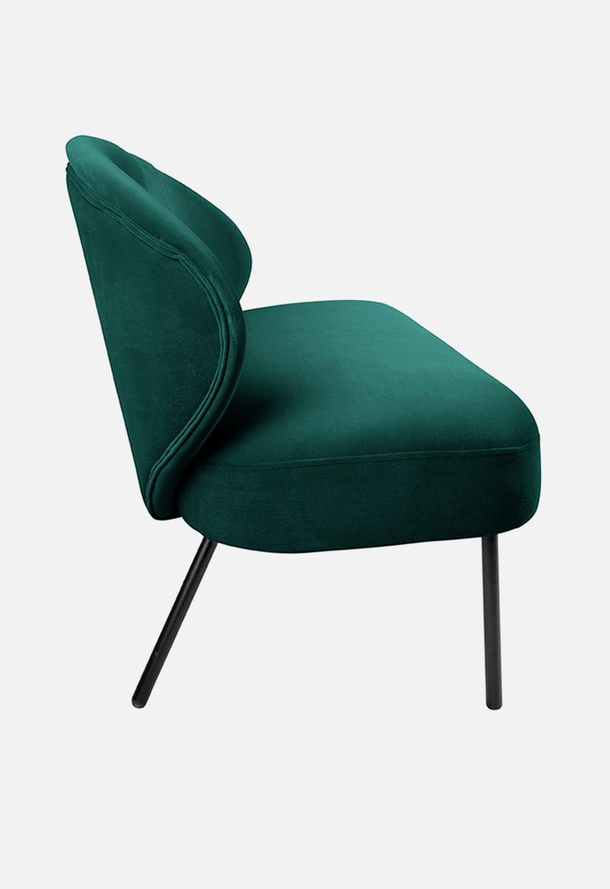 Present Time - Sofa puffed - dark green