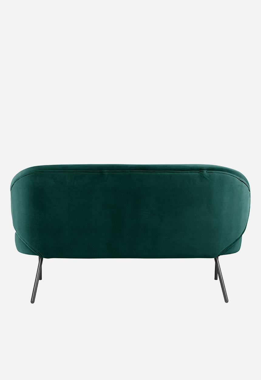 Present Time - Sofa puffed - dark green