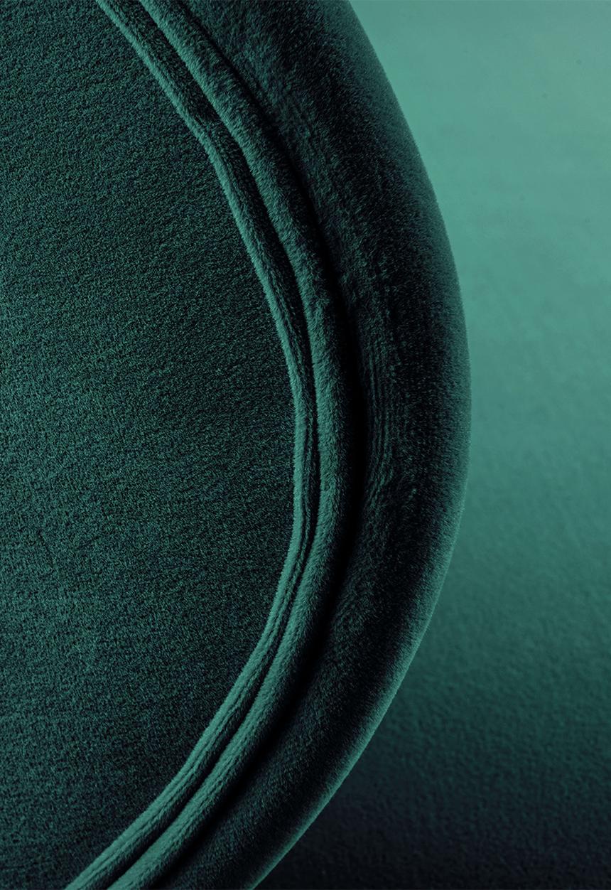 Present Time - Sofa puffed - dark green