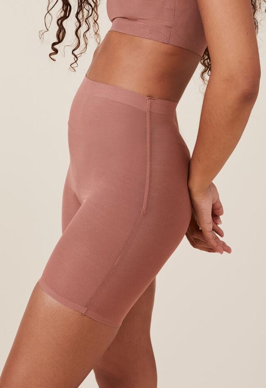 Cotton On - Power mesh shapewear high waist short - cappuccino