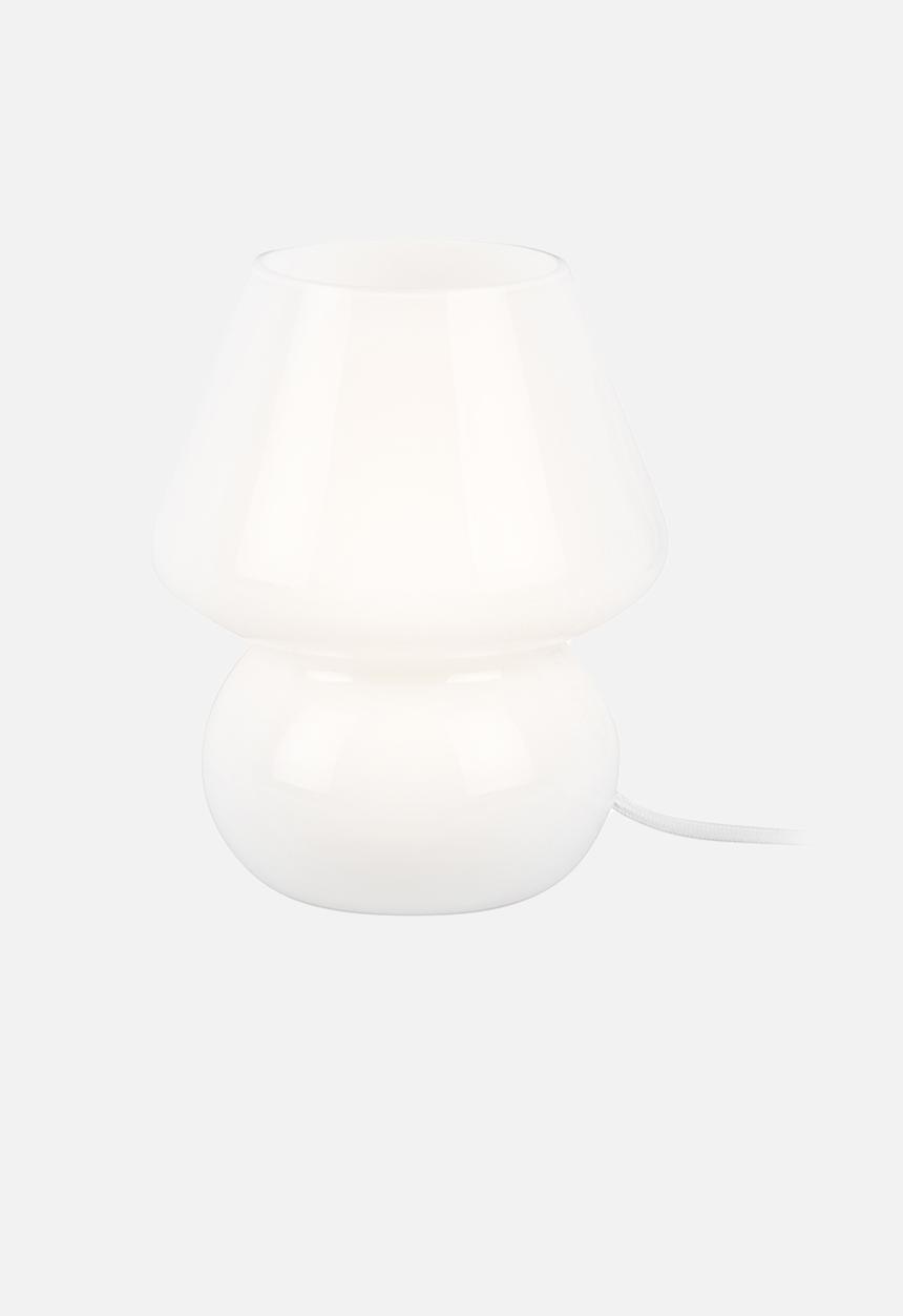 Present Time - Table lamp glass vintage - milky white