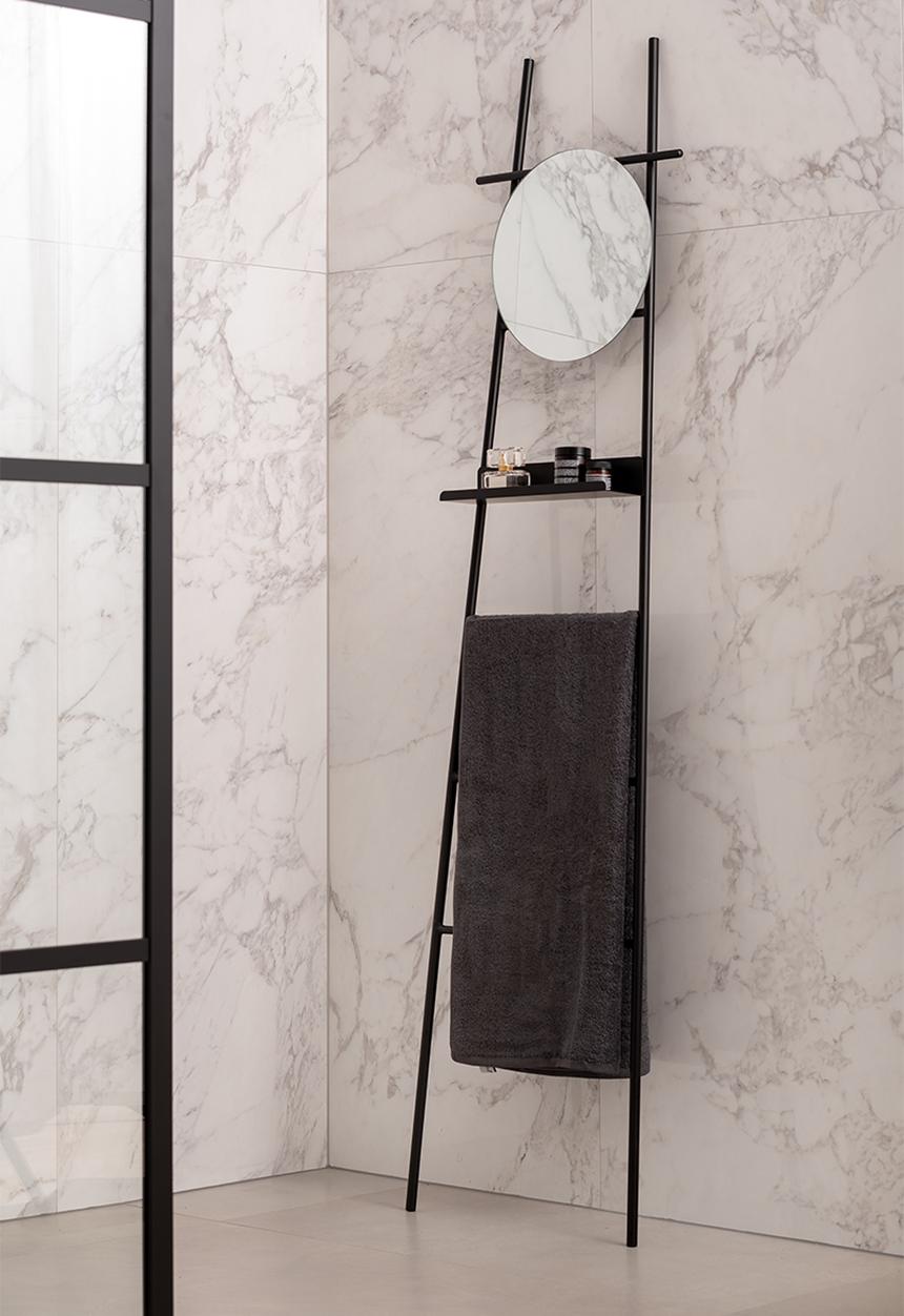 Present Time - Wall ladder glint - black