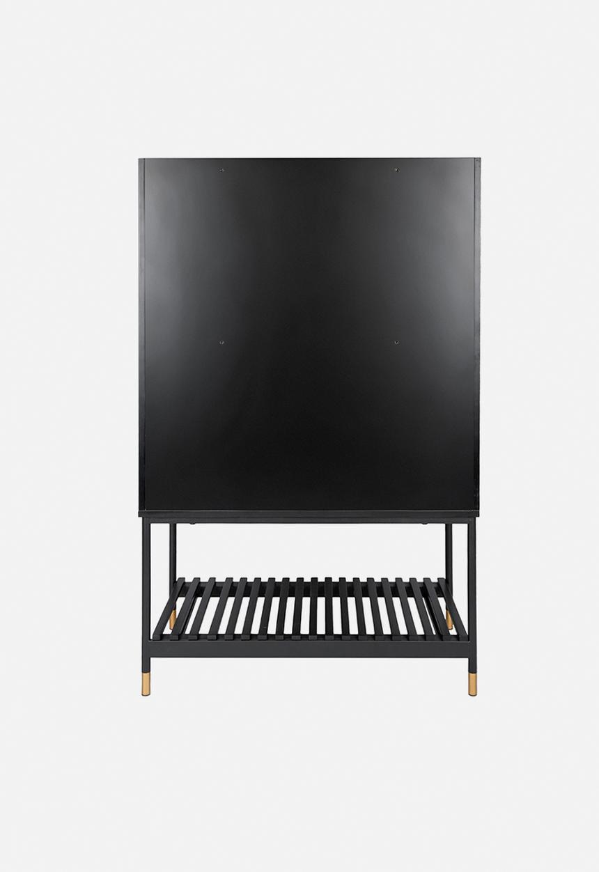 Present Time - Cabine marve double doors - black