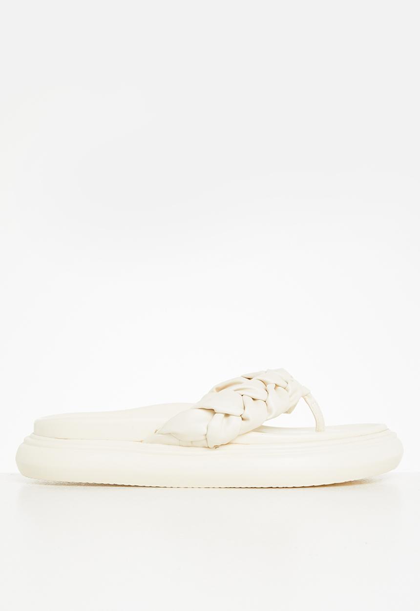 Public Desire - Braidy chunky slider - ecru