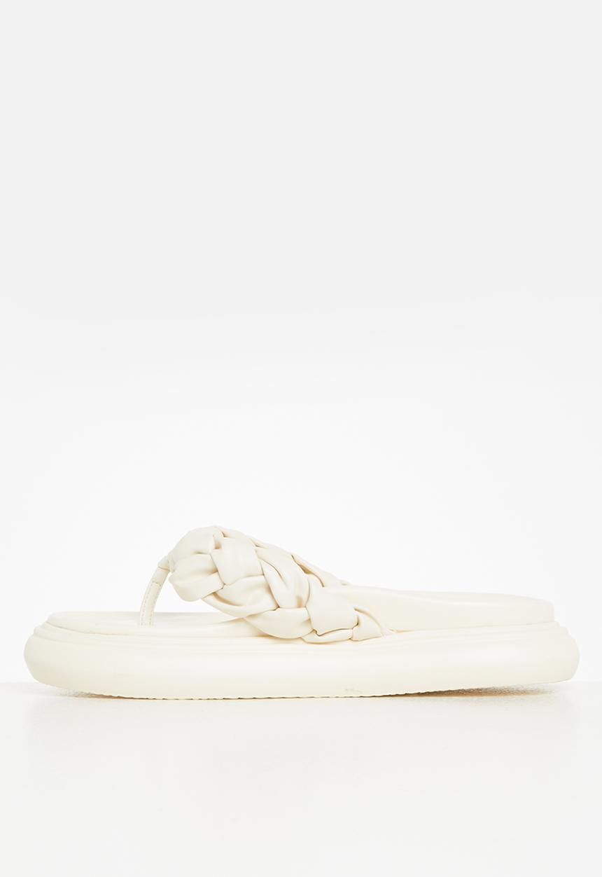 Public Desire - Braidy chunky slider - ecru