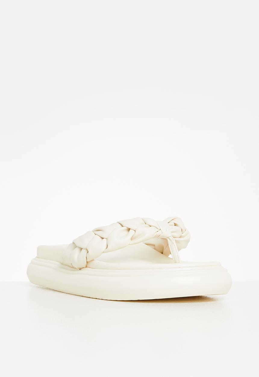 Public Desire - Braidy chunky slider - ecru