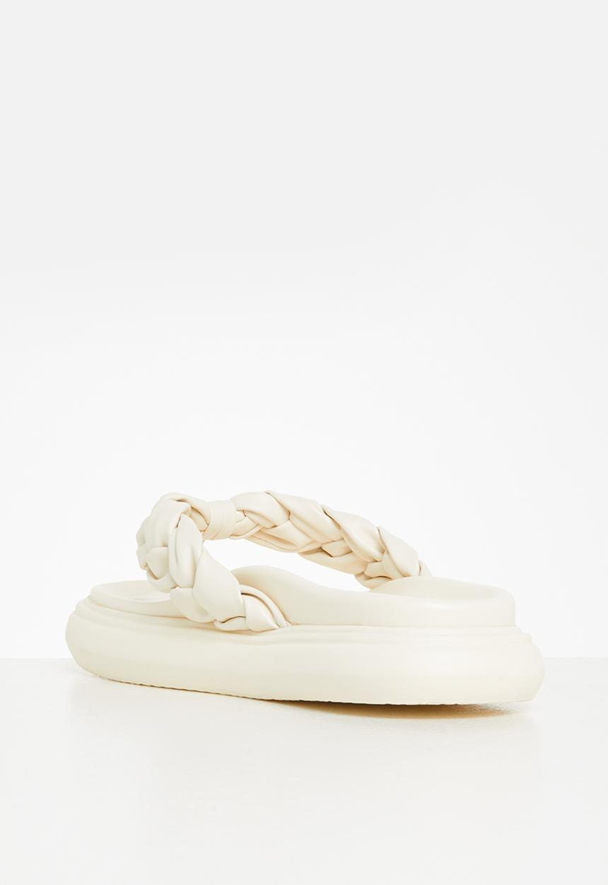 Public Desire - Braidy chunky slider - ecru