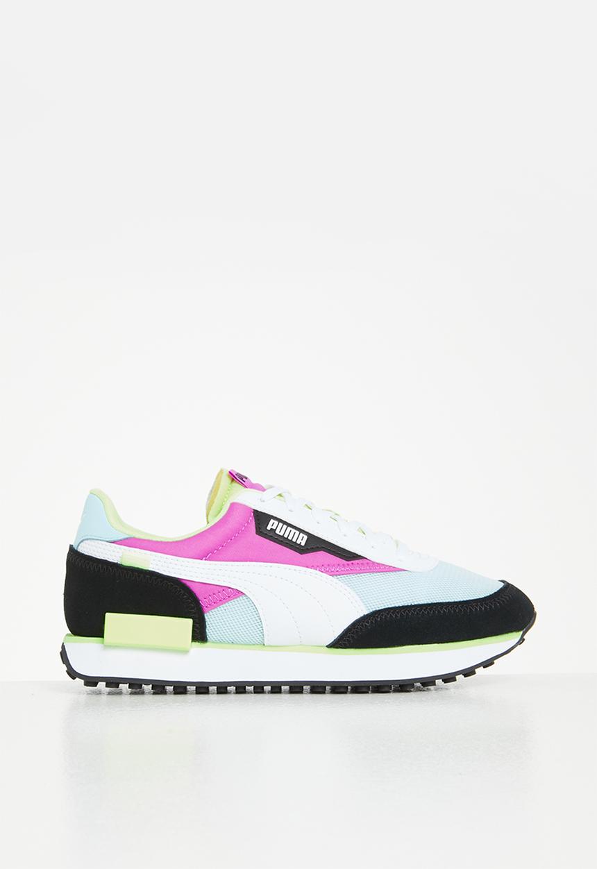 PUMA - Future rider splash jr - electric orchid-light aqua-puma white