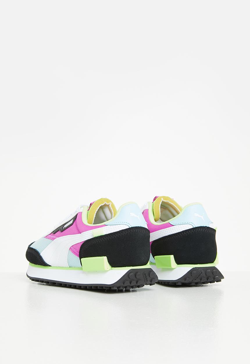 PUMA - Future rider splash jr - electric orchid-light aqua-puma white