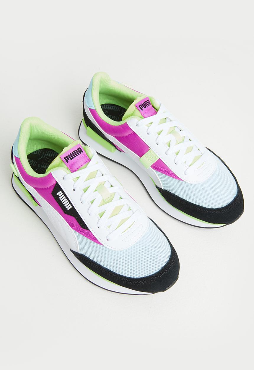 PUMA - Future rider splash jr - electric orchid-light aqua-puma white