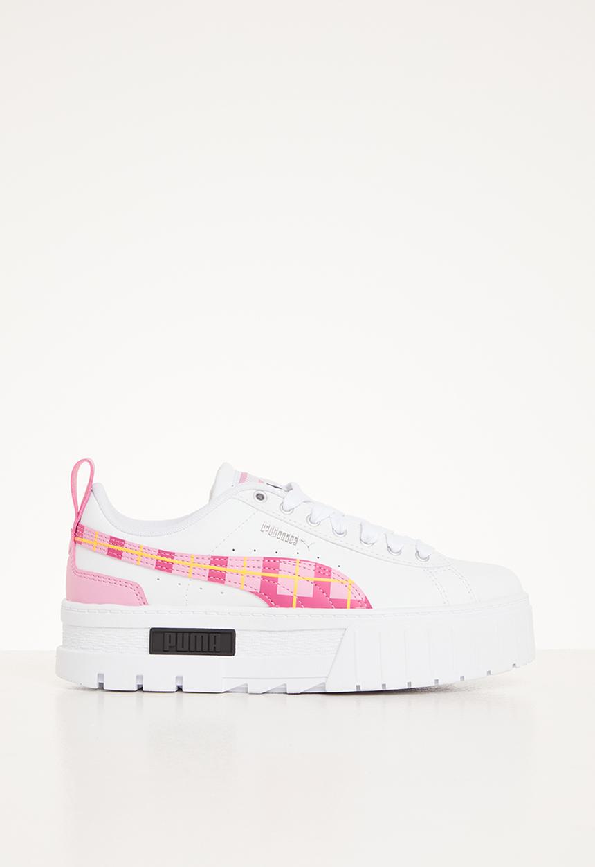 PUMA - Mayze 90s prep jr - puma white - prism pink - puma black