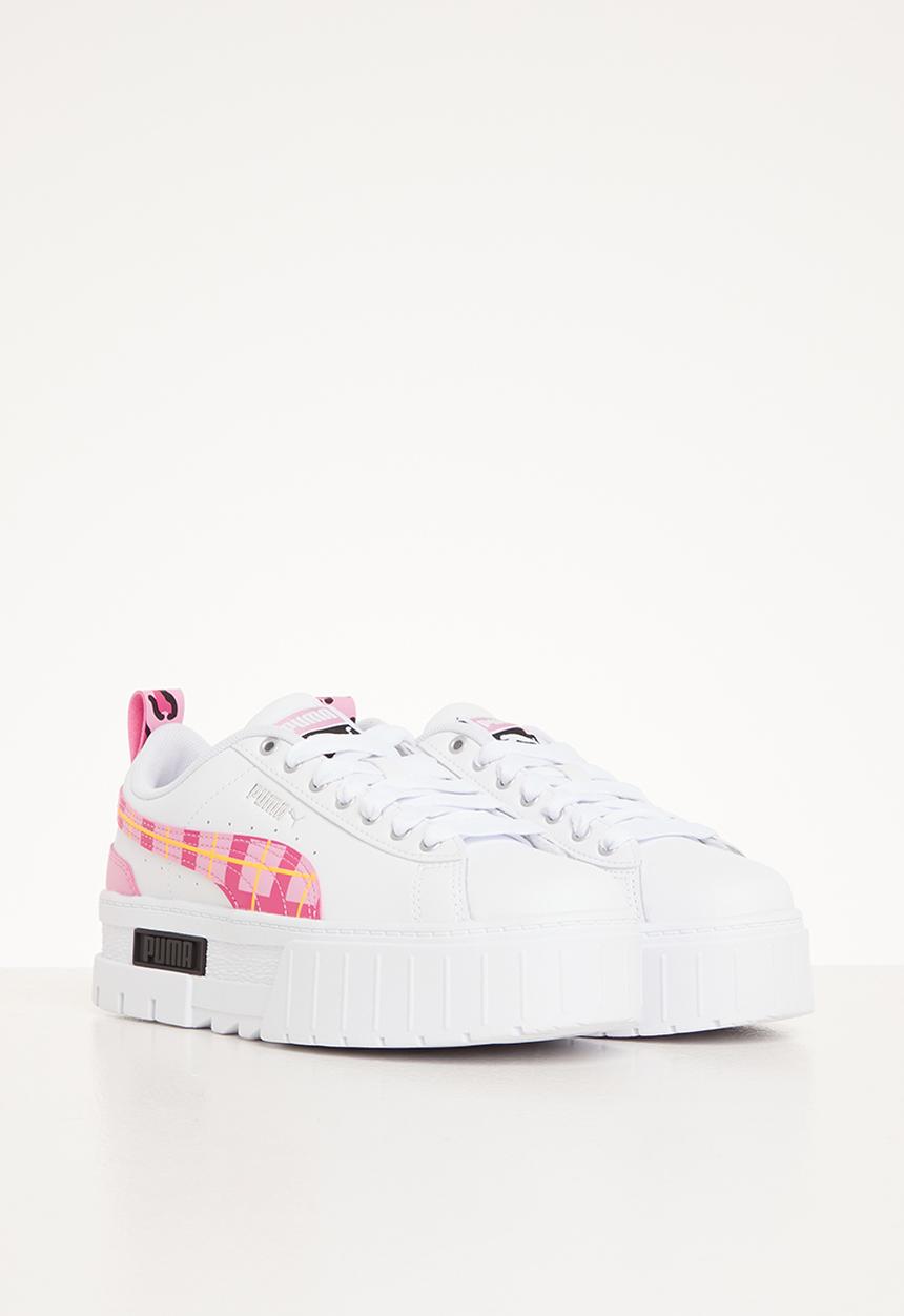 PUMA - Mayze 90s prep jr - puma white - prism pink - puma black