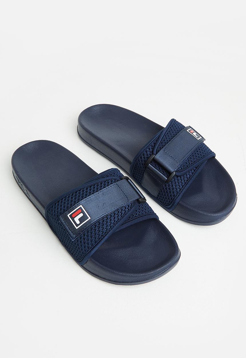 FILA - Mountain slide - peacoat/chinese red/white