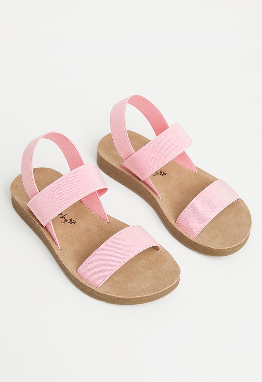 Flutterby - Girls flat sandal - pink