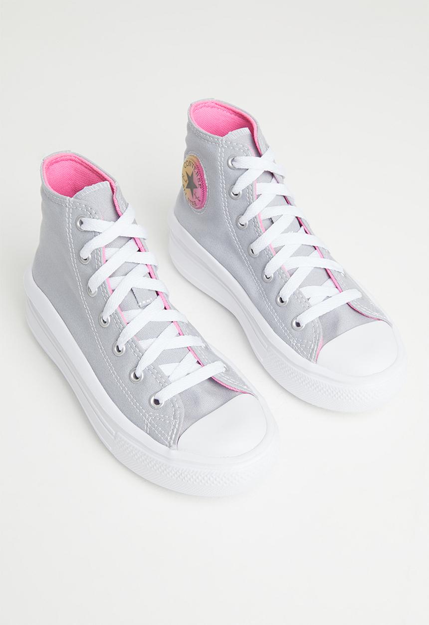 Converse - Chuck taylor all star move - gravel/pink/white