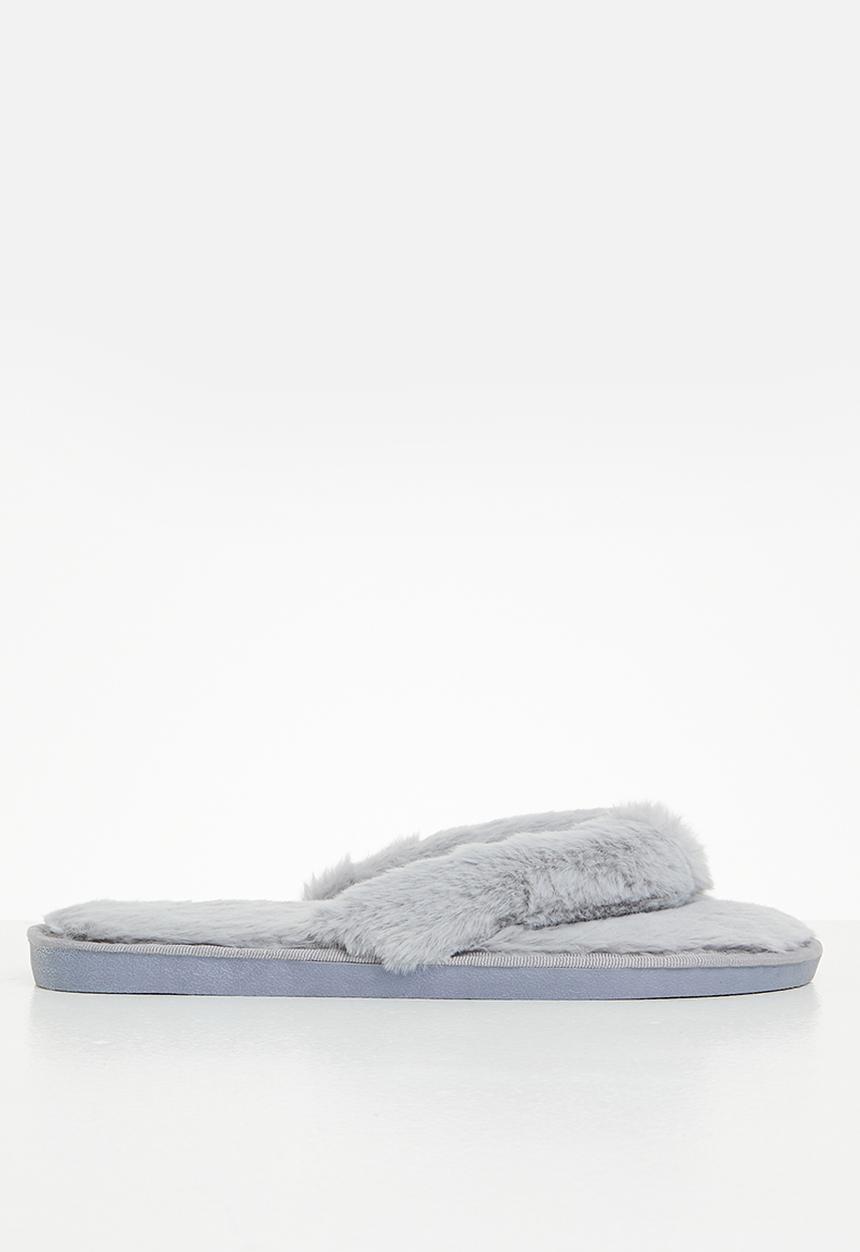 dailyfriday - Lindy soft touch tong slippers - grey